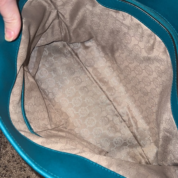 Michael Kors teal and tortoiseshell bag! - Picture 6 of 10